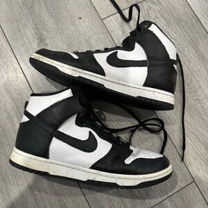 Nike Black and White High-Tops